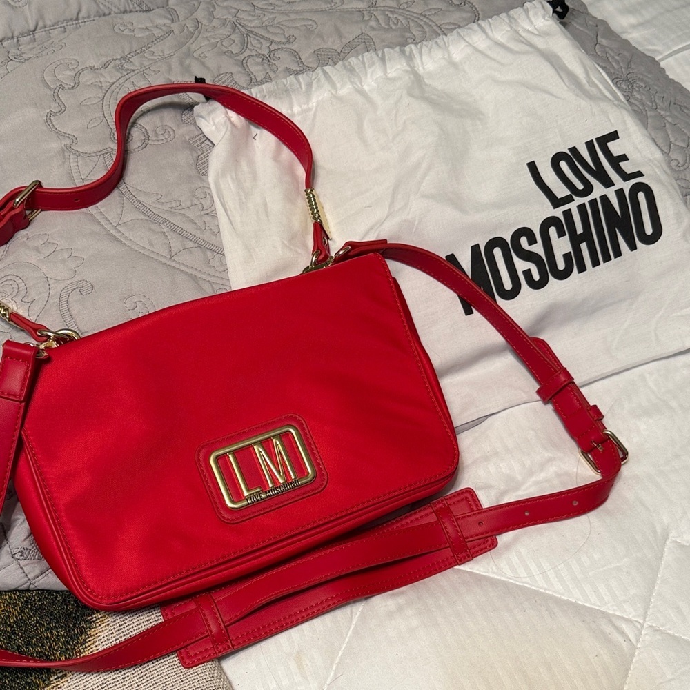 Love Moschino Convertible Nylon Bag With Dust Bag